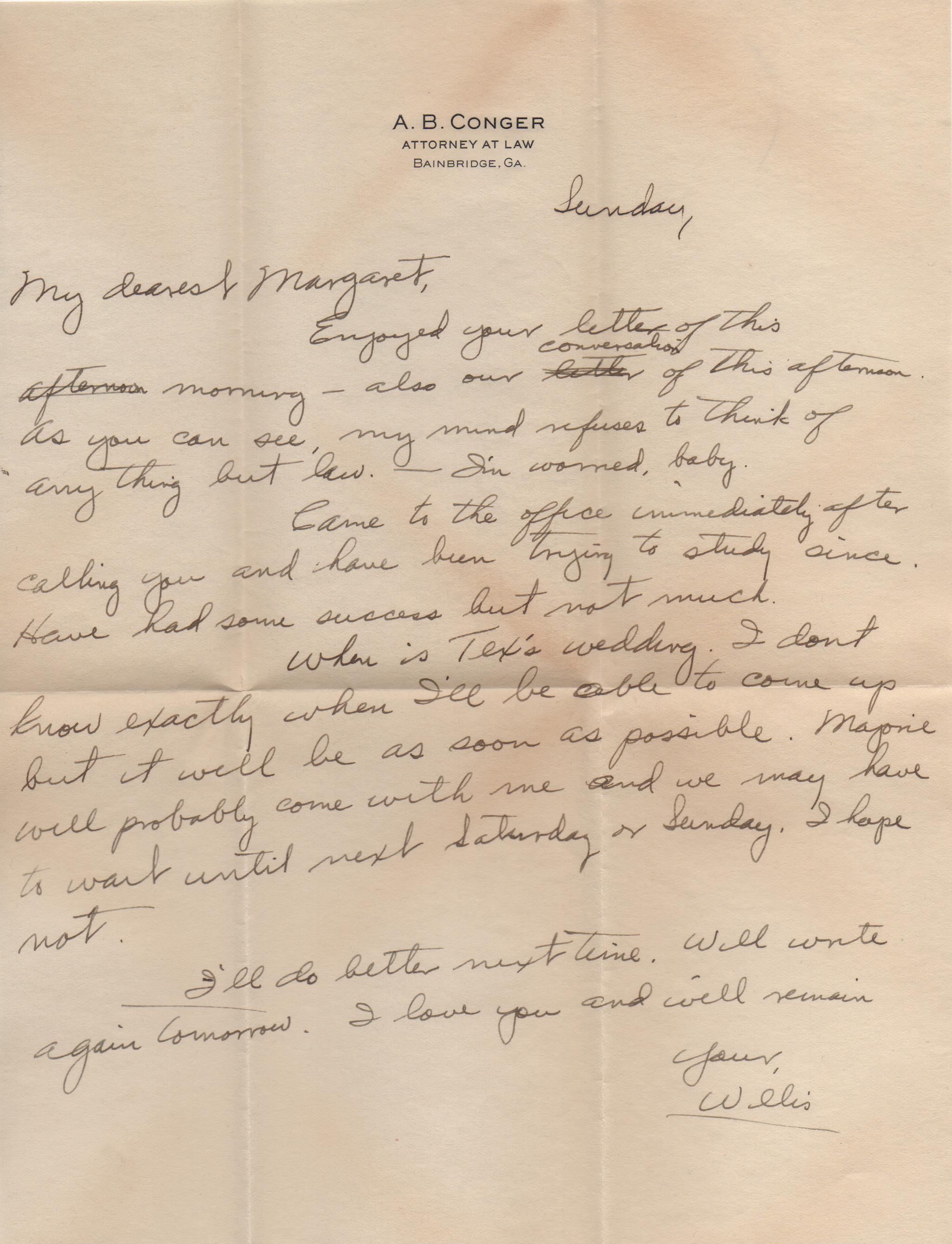 June 23, 1940: Front of letter