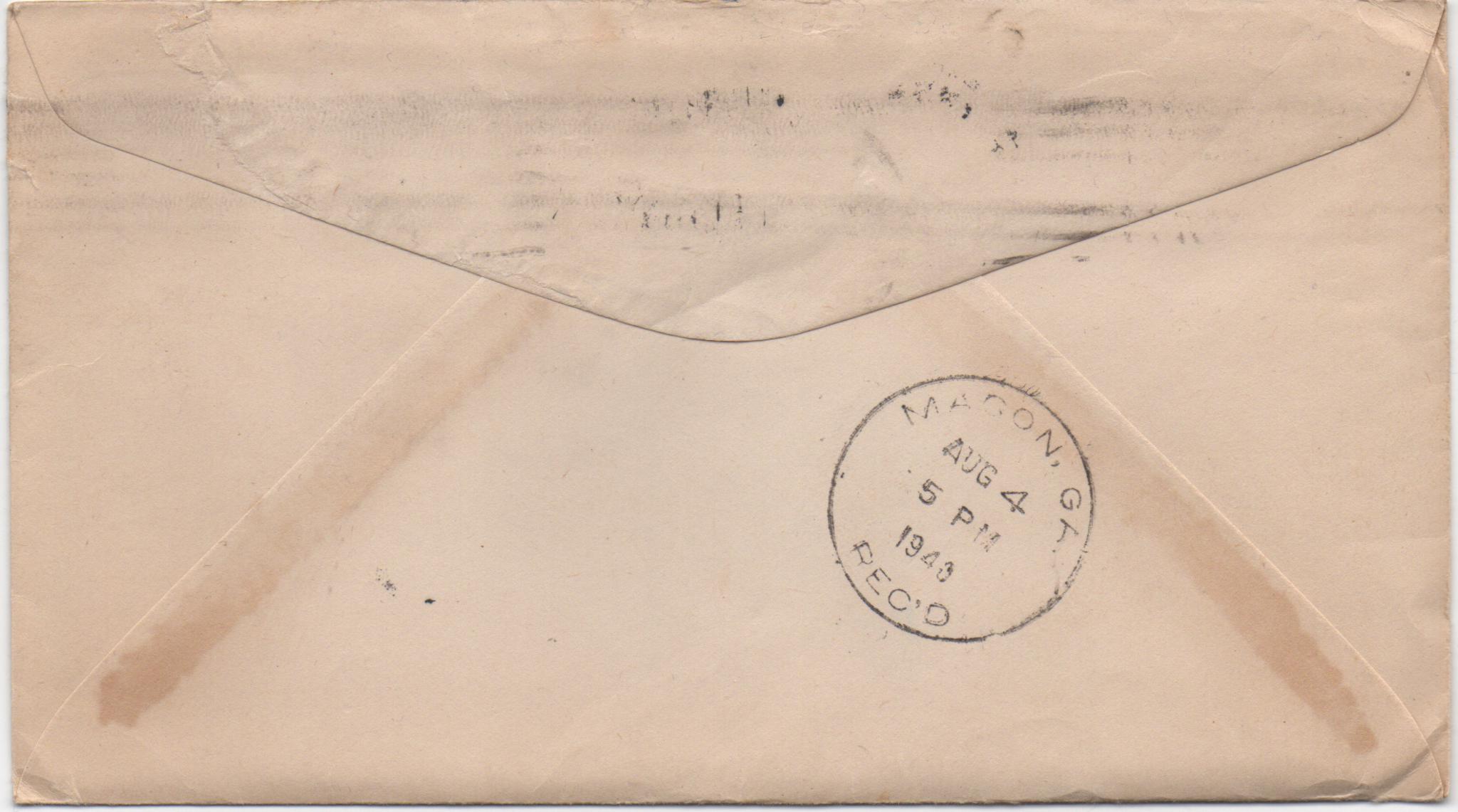 August 3, 1940: Back of envelope