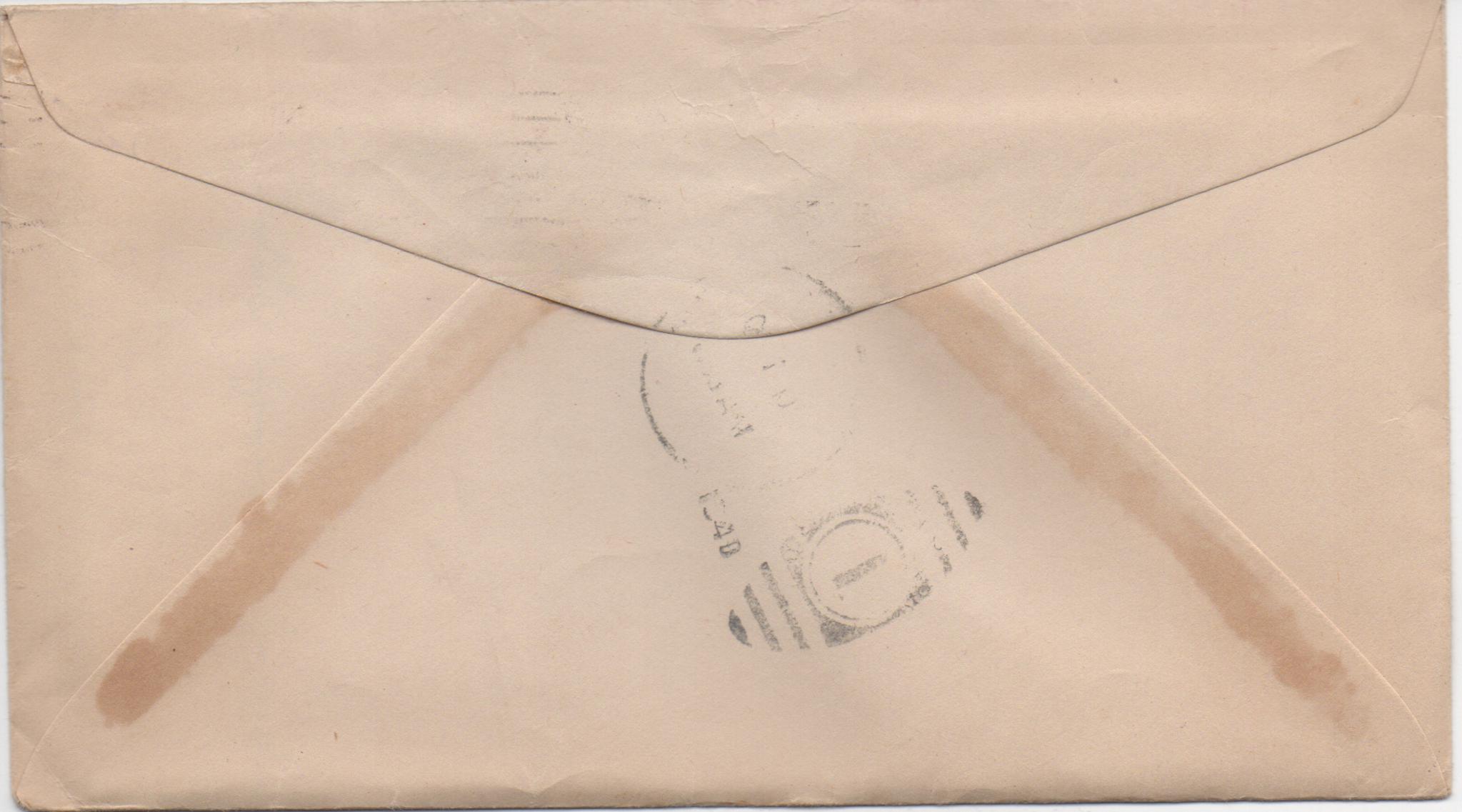 October 9, 1940: Back of envelope