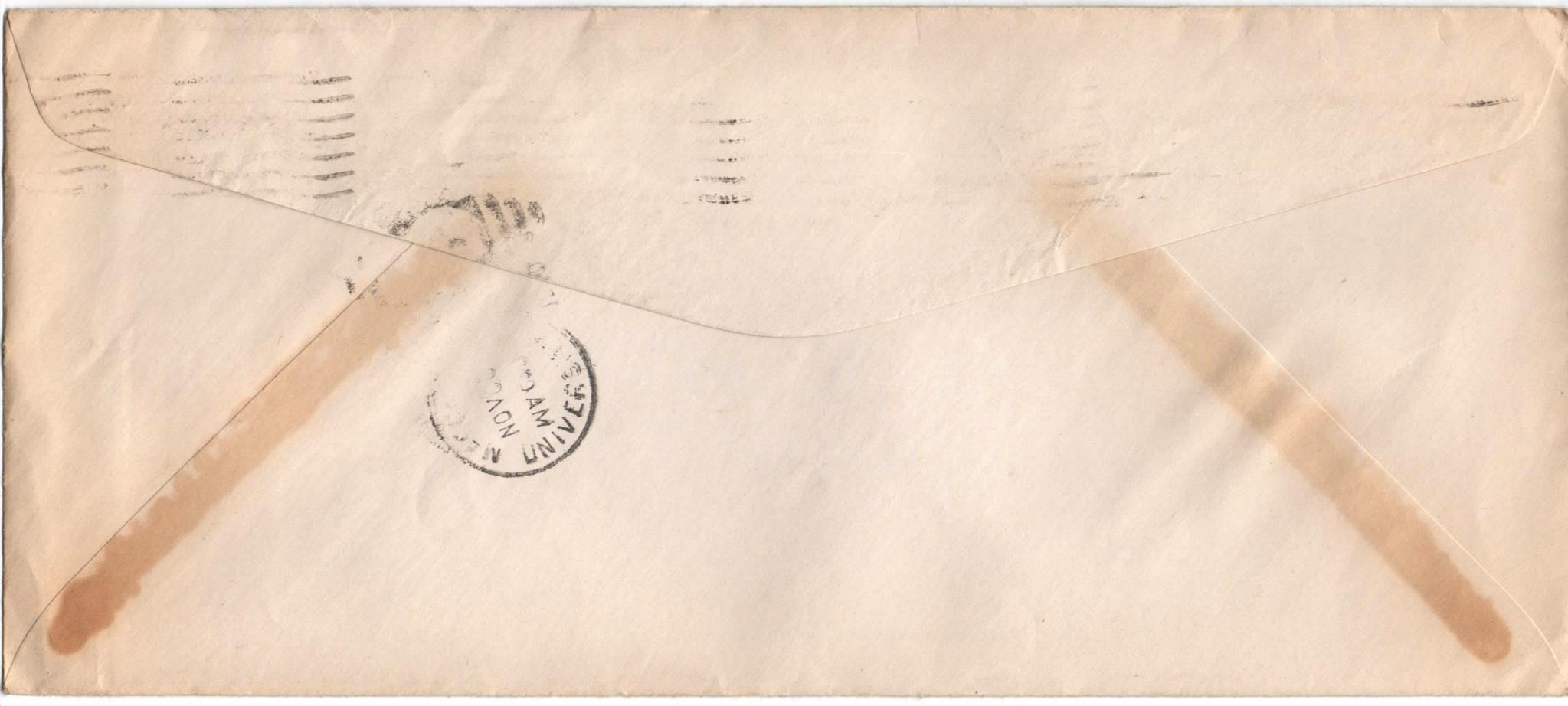 November 19, 1940: Back of envelope