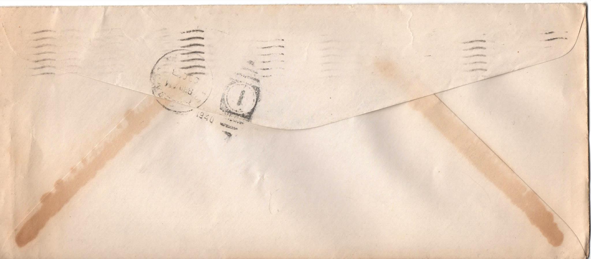 December 2, 1940: Back of envelope