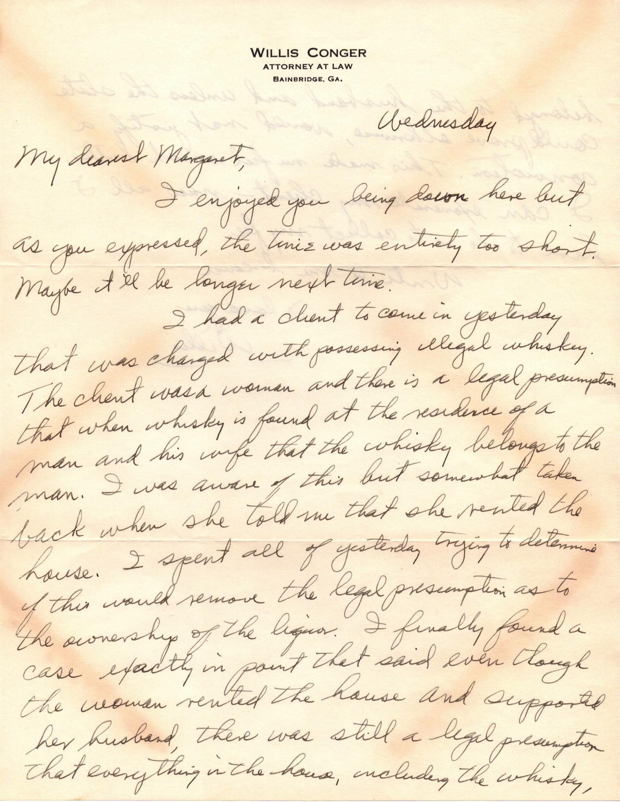 December 11, 1940: Front of letter