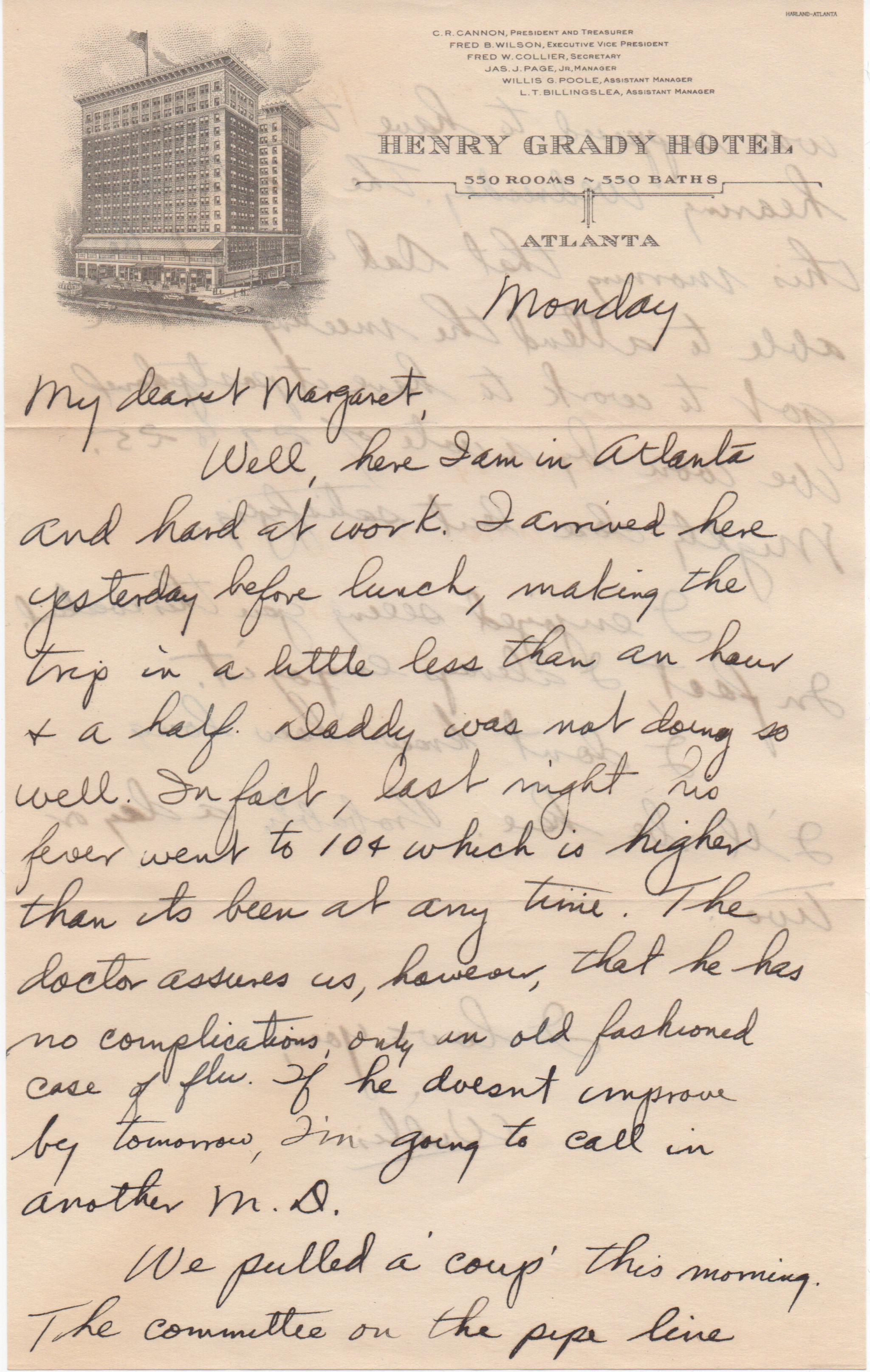 February 17, 1941: Front of letter