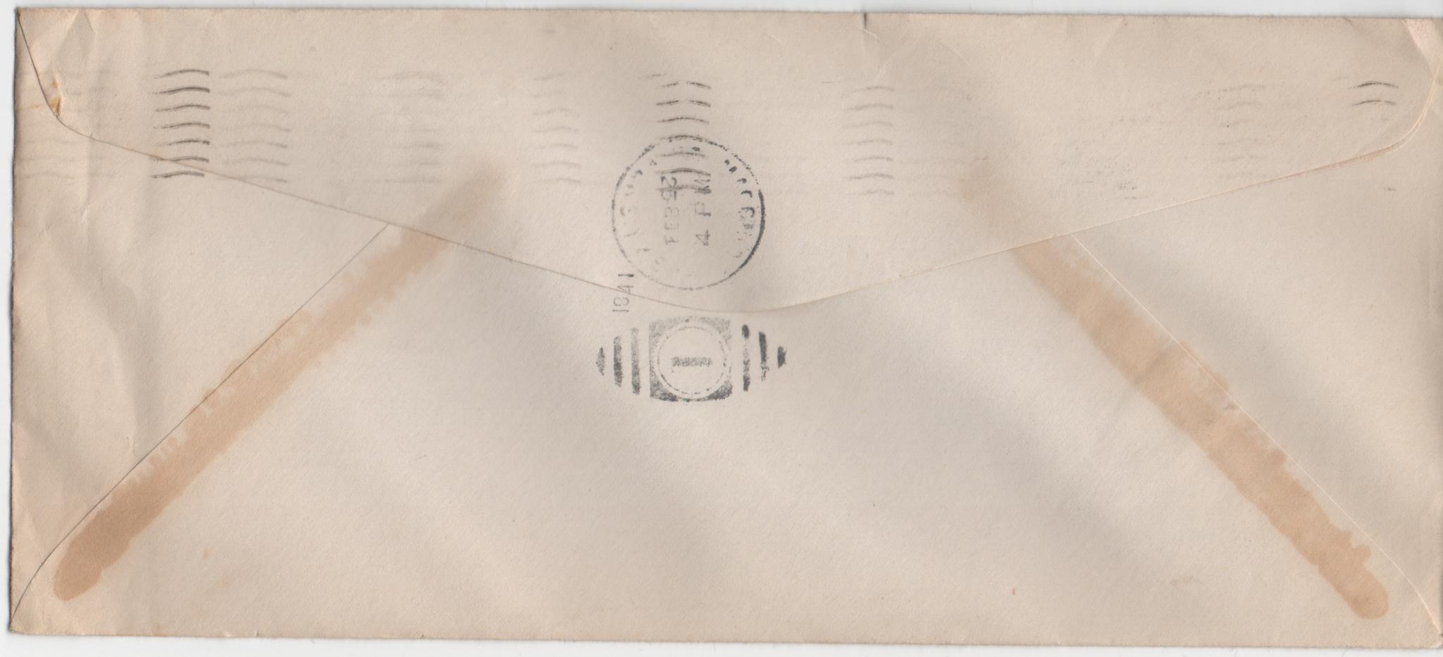 February 24, 1941: Back of envelope