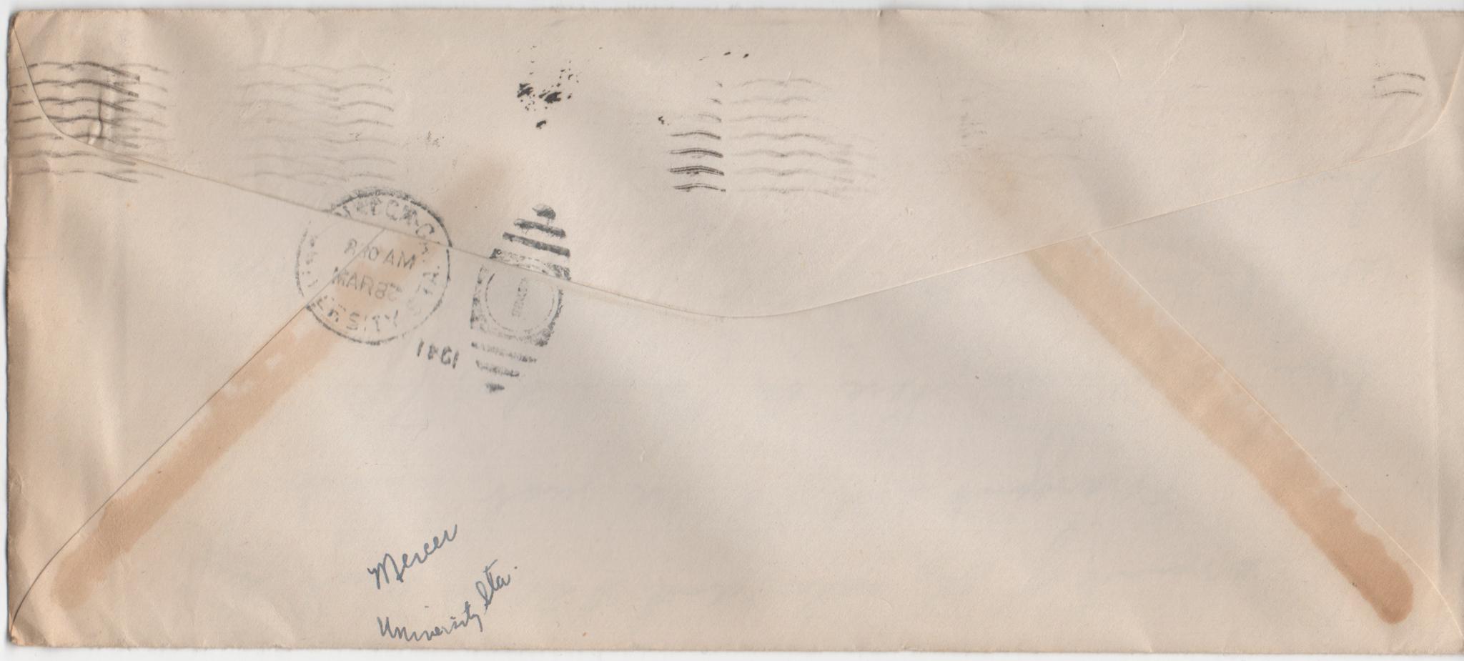 March 27, 1941: Back of envelope