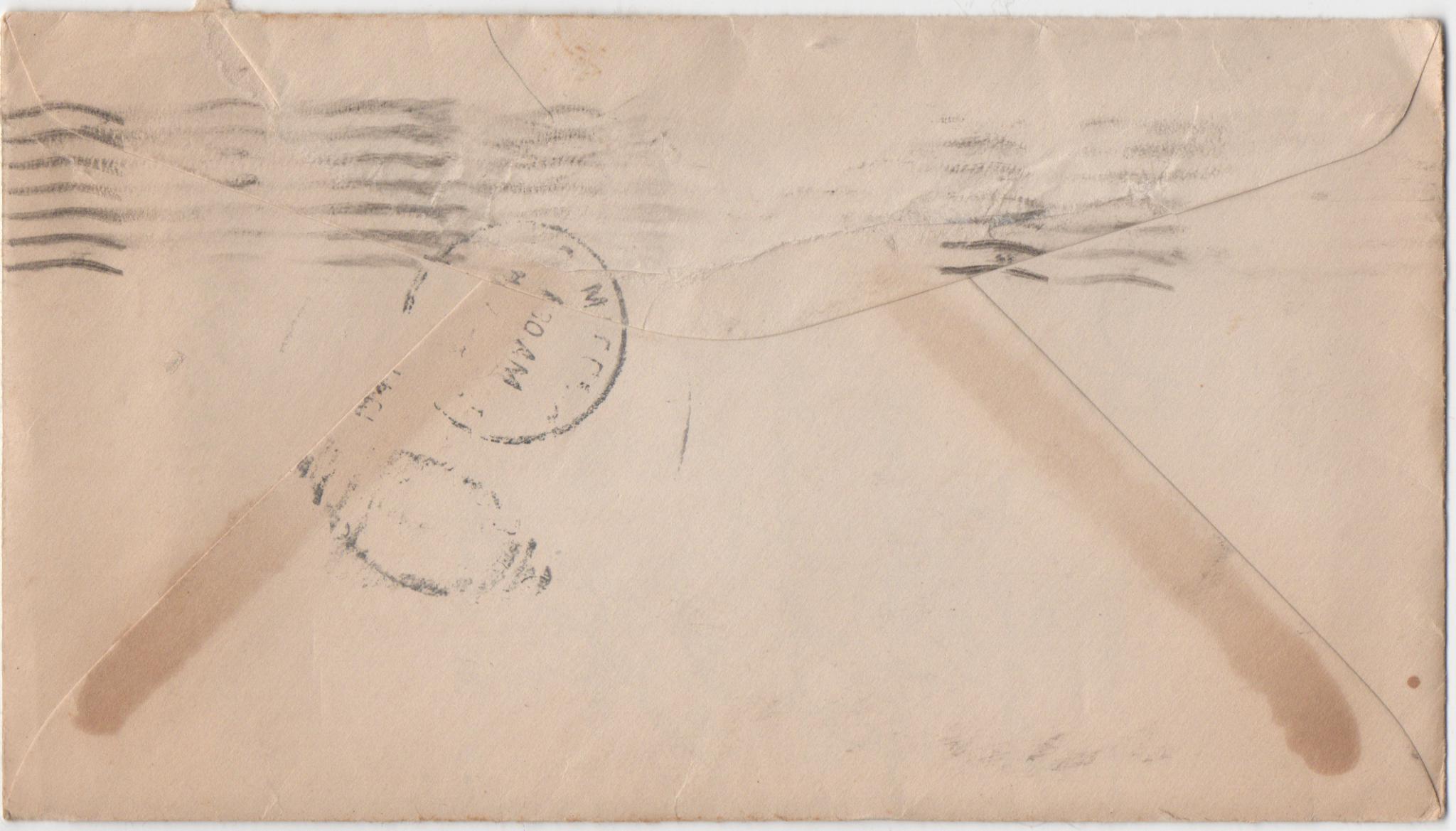 April 28, 1941: Back of envelope