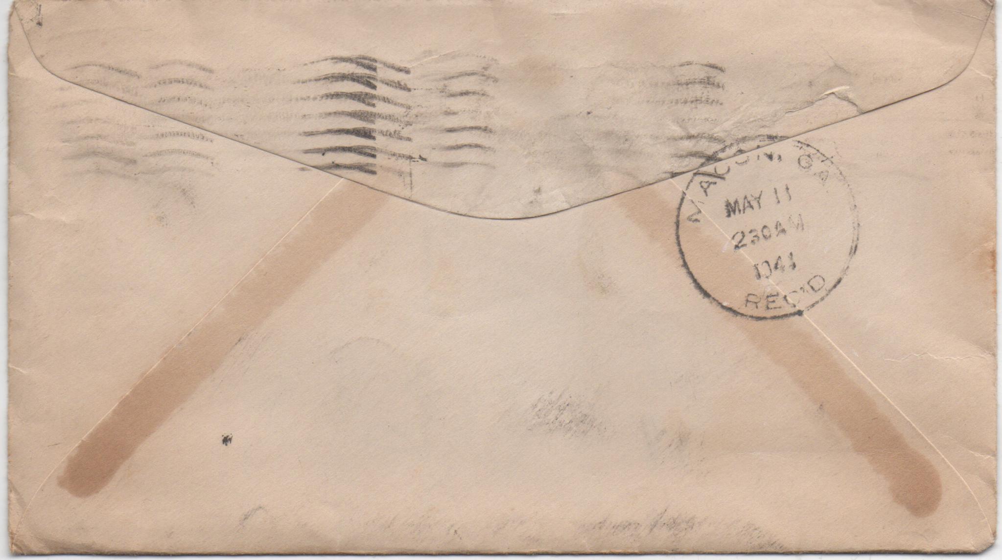 May 10, 1941: Back of envelope