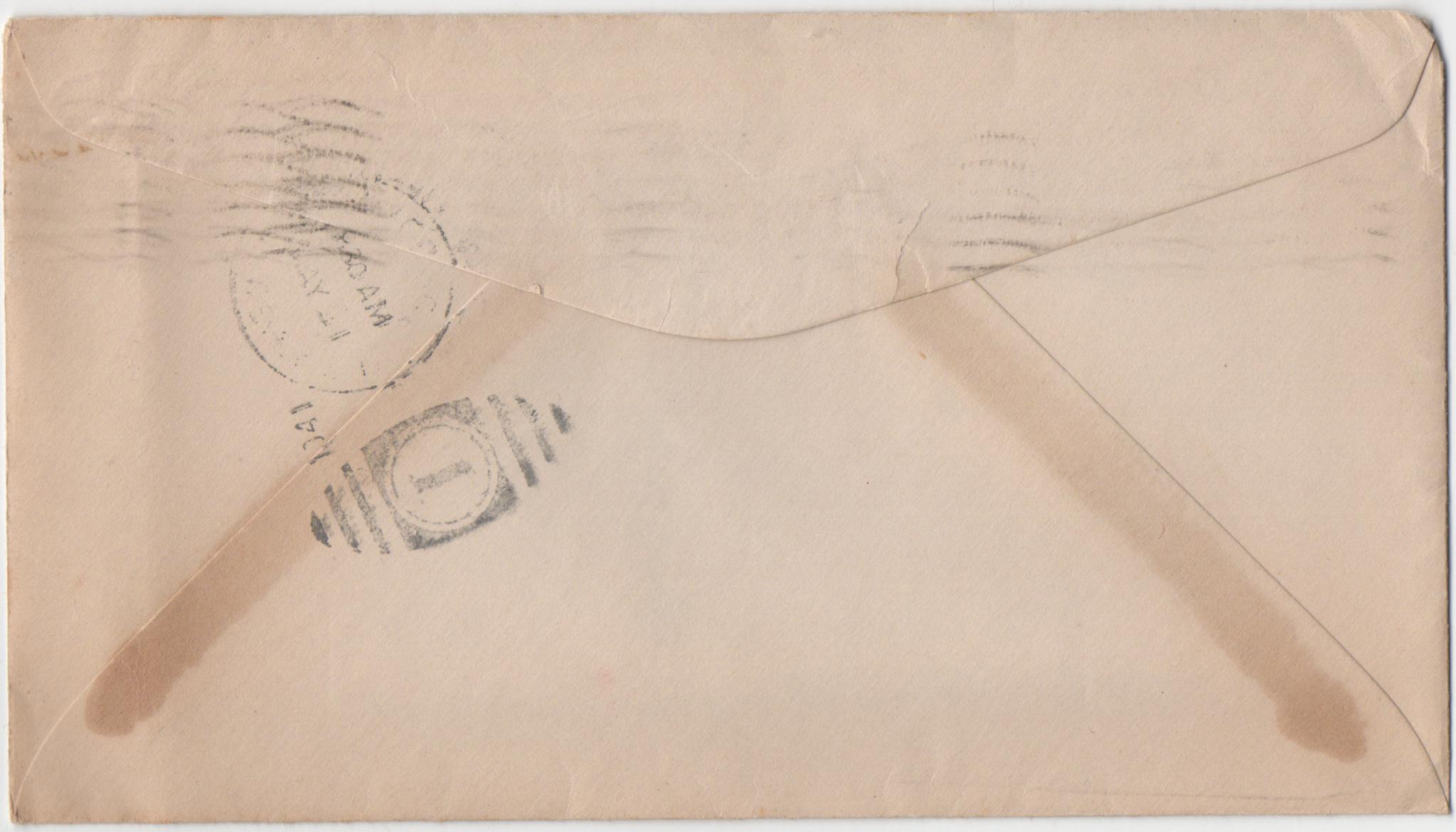 May 13, 1941: Back of envelope