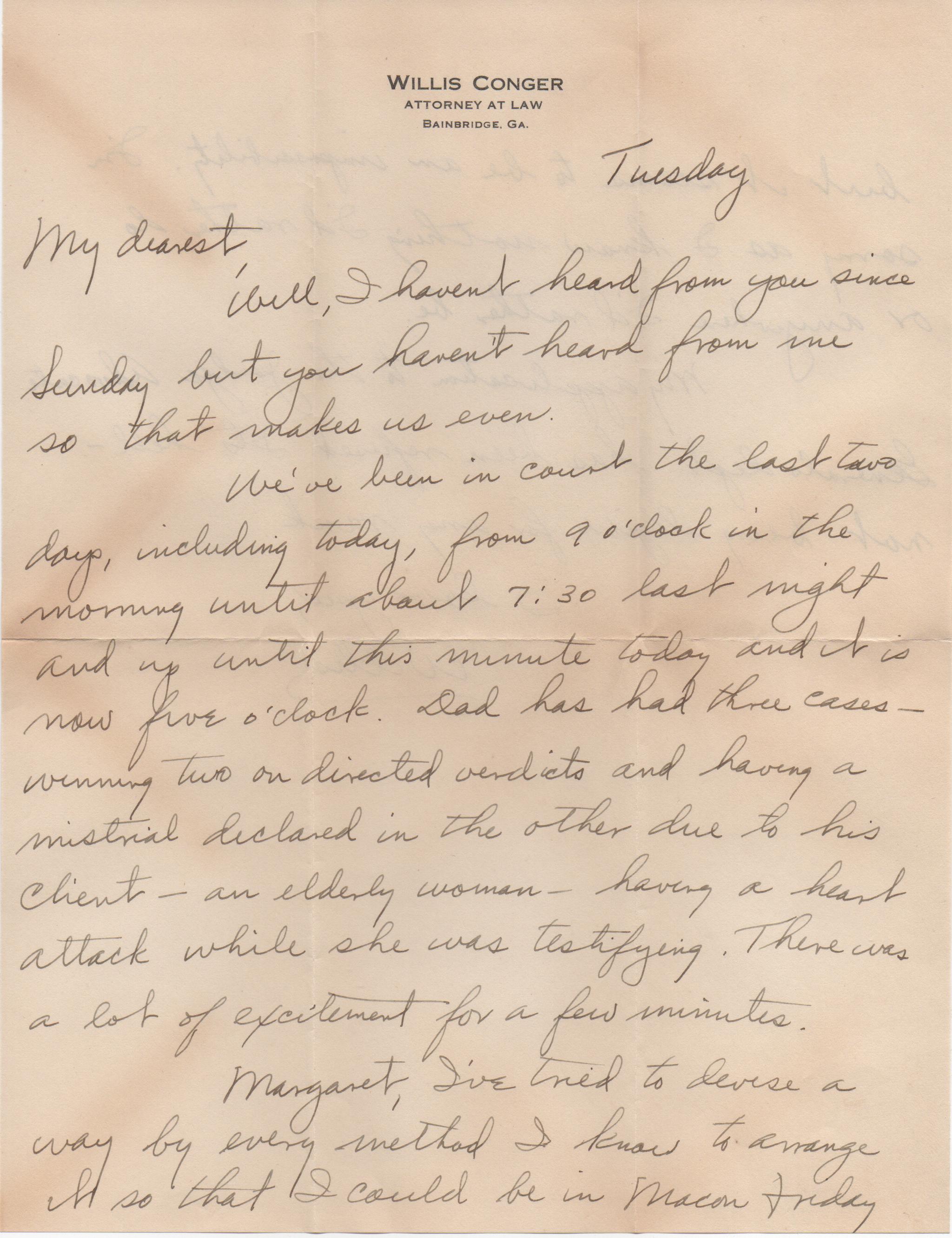 May 13, 1941: Front of letter