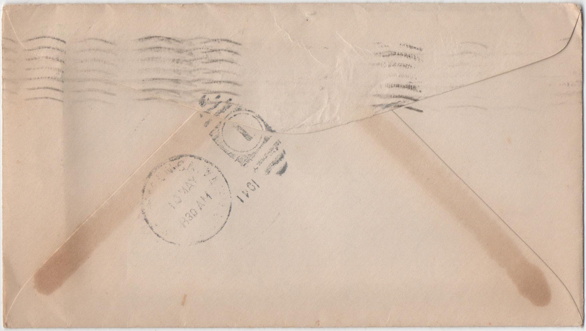 May 15, 1941: Back of envelope