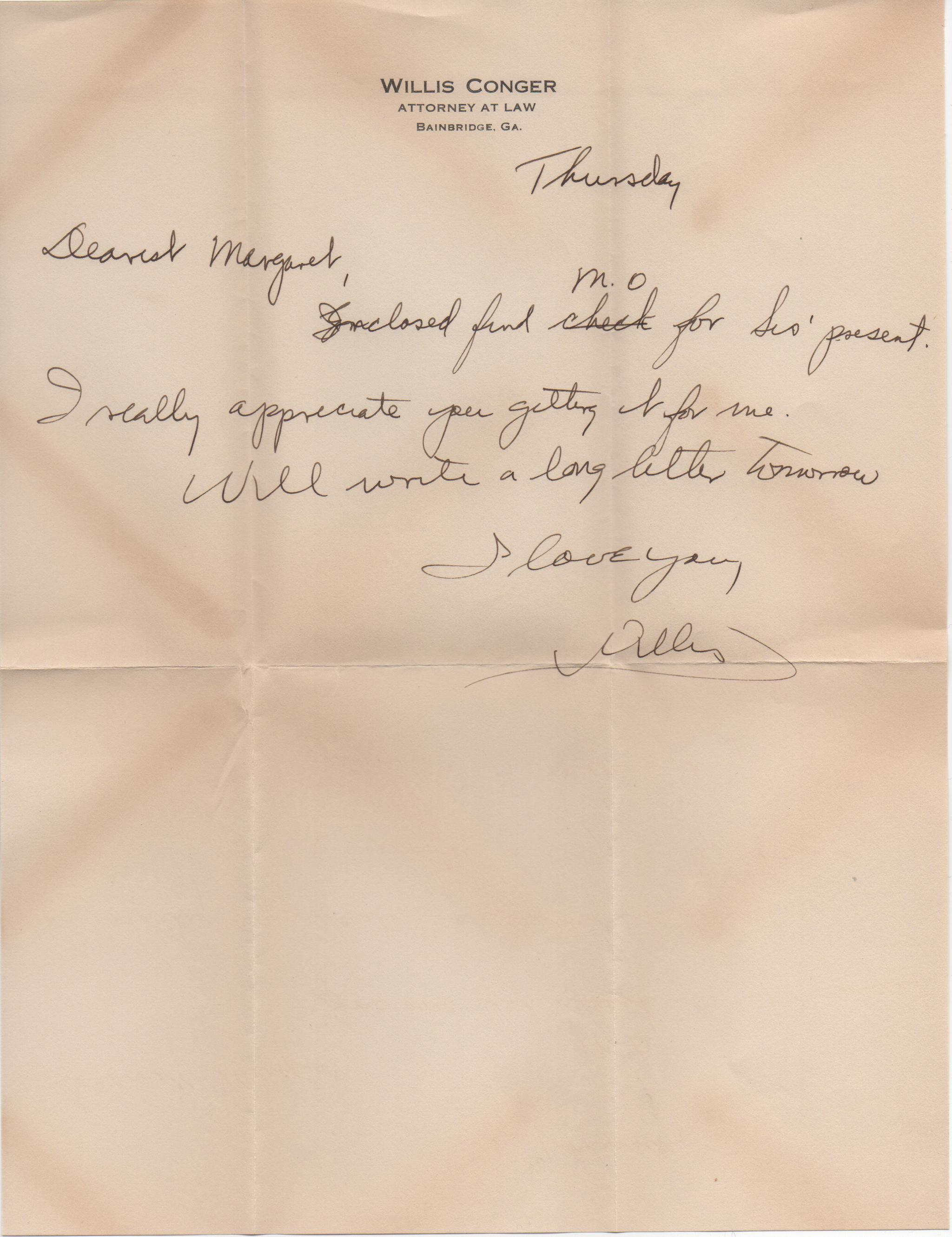 May 29, 1941: Front of letter