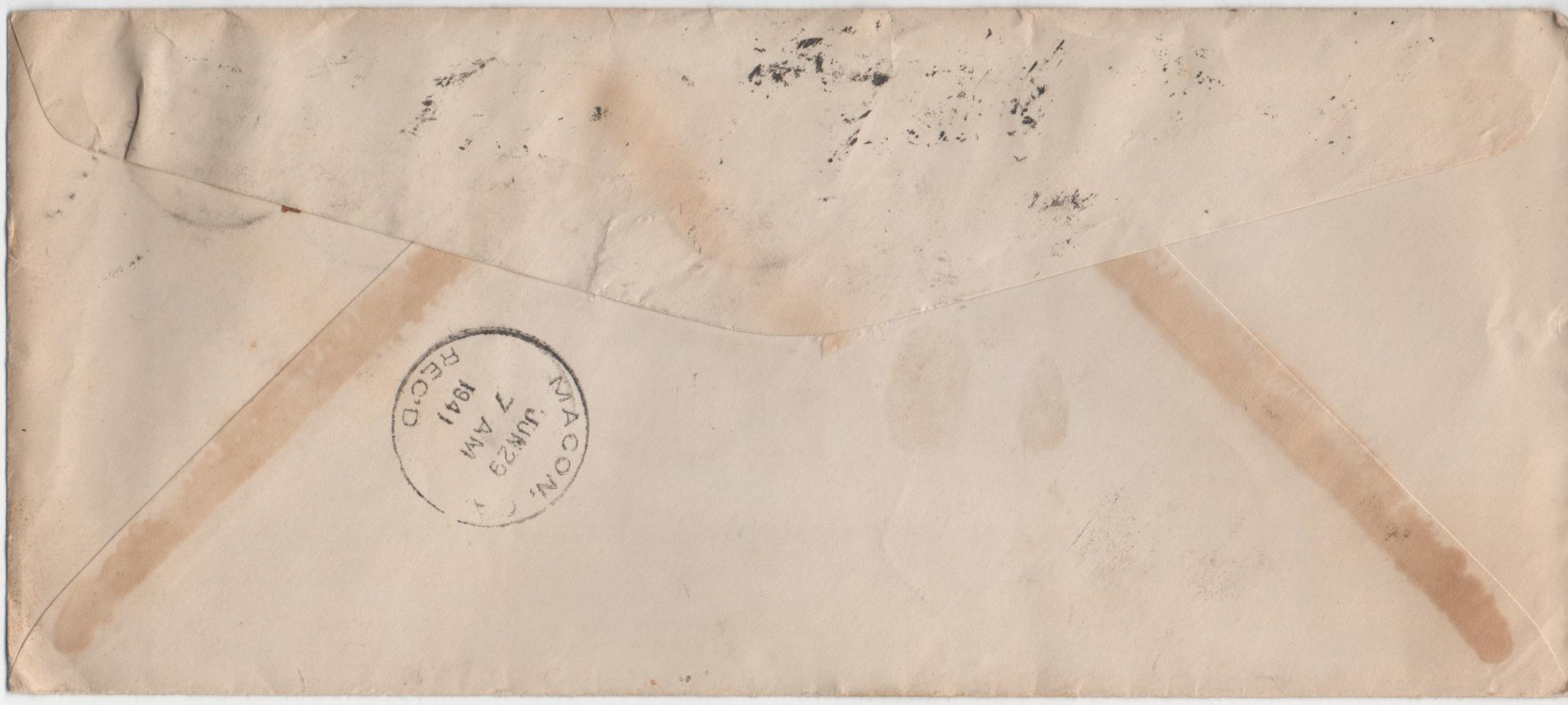 June 28, 1941: Back of envelope