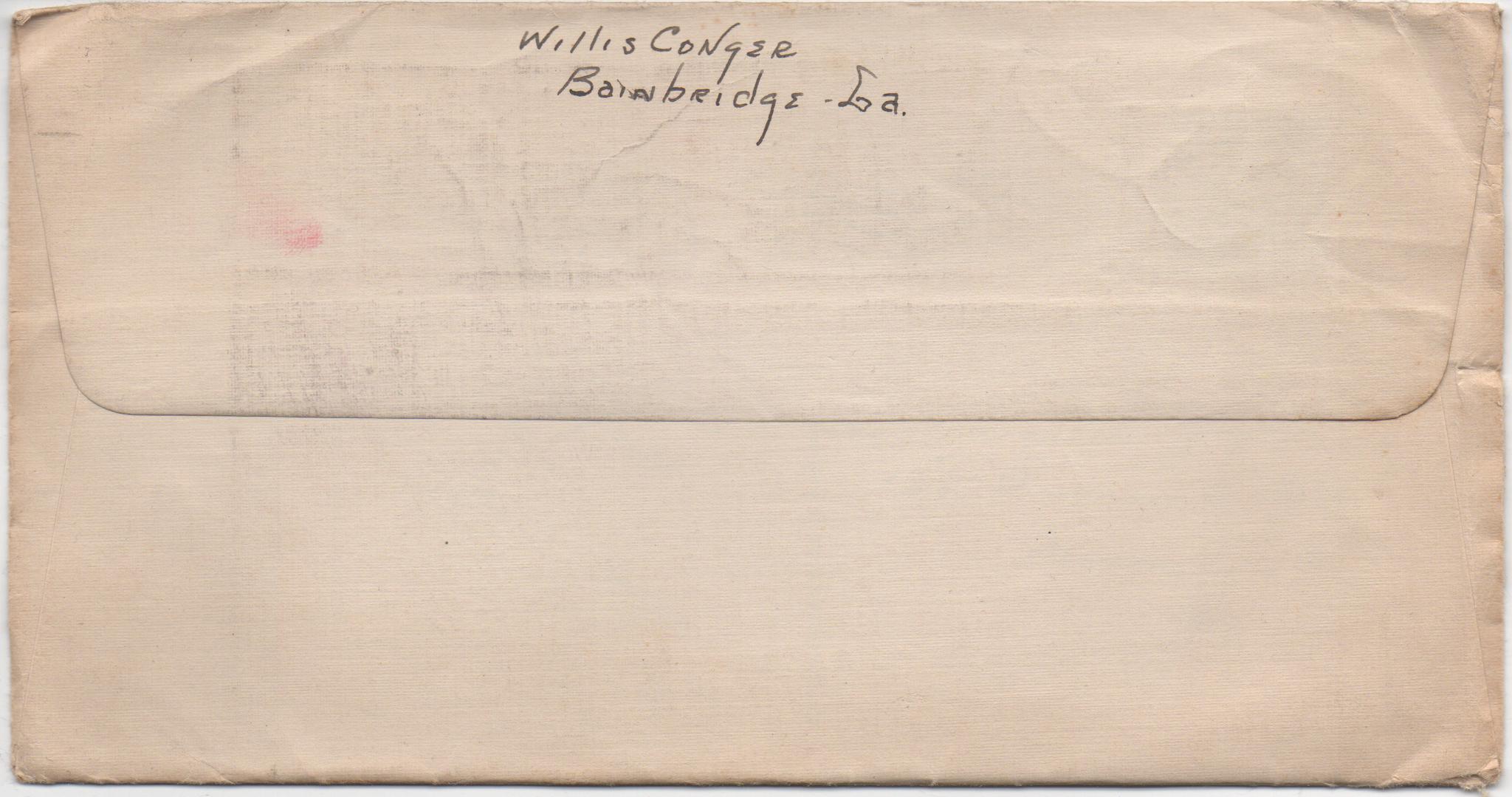 August 22, 1941: Back of envelope