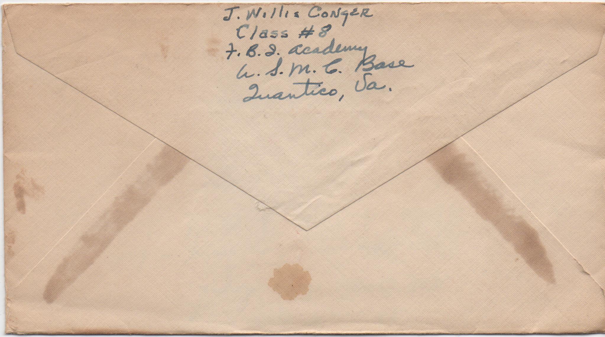 November 17, 1941: Back of envelope