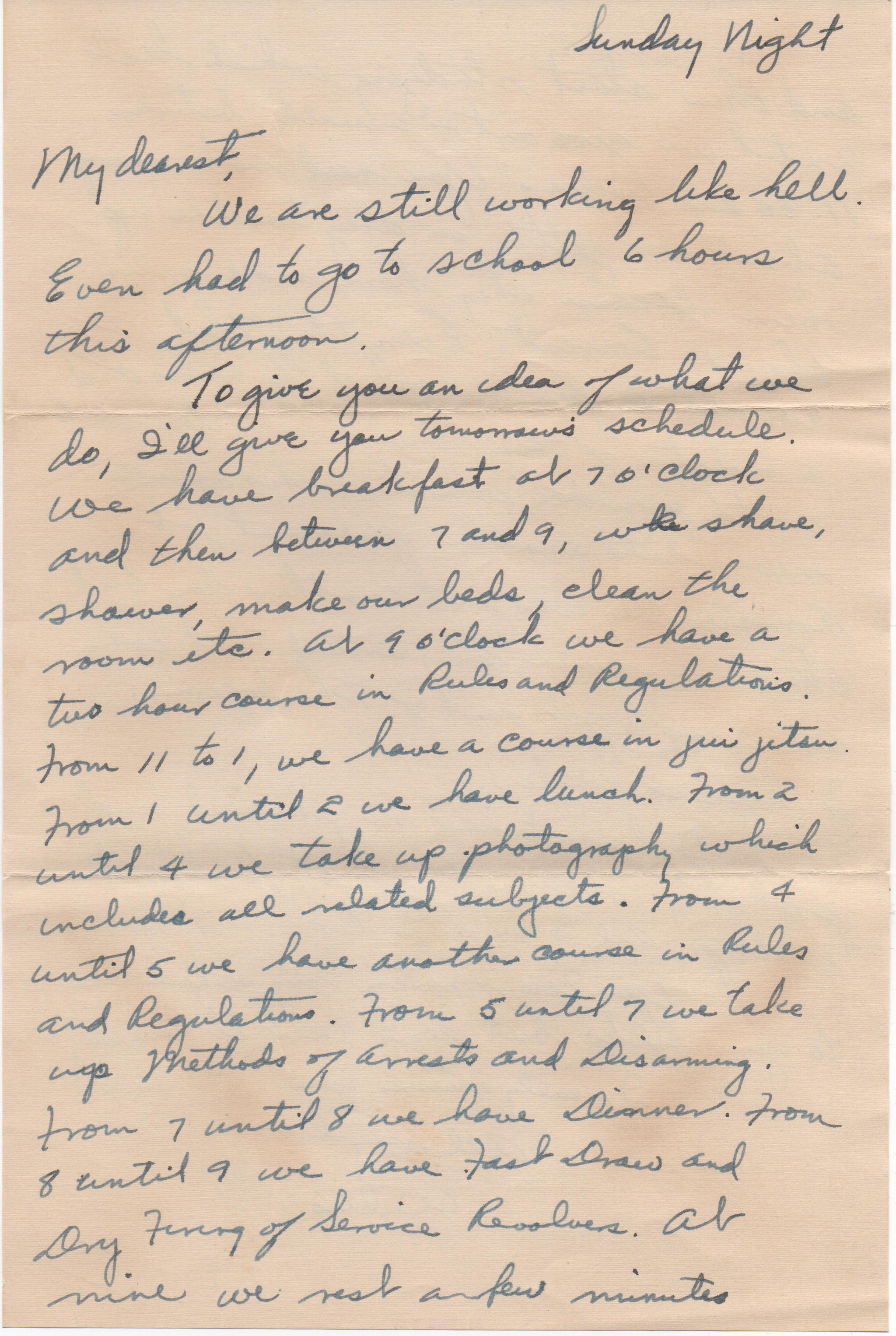 November 17, 1941: Front of letter