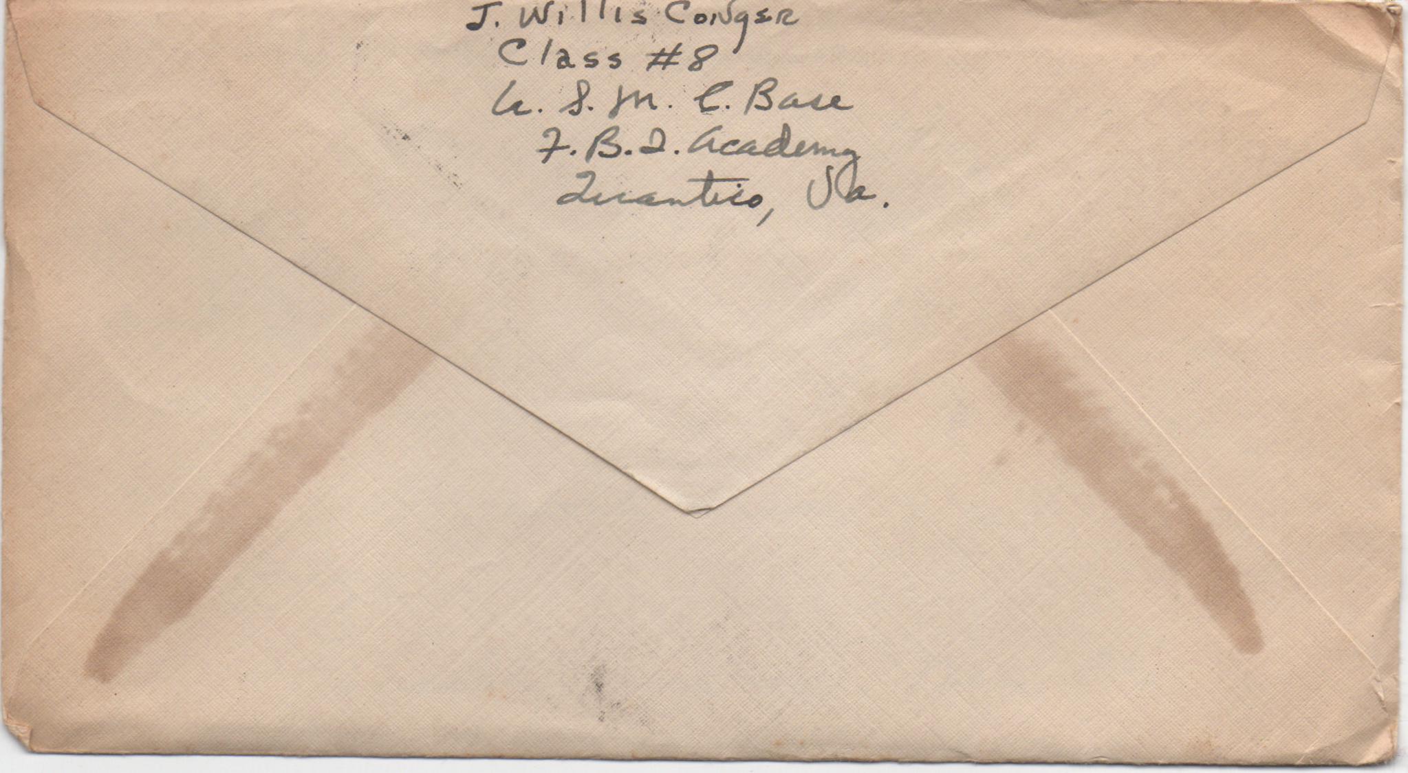 November 21, 1941: Back of envelope