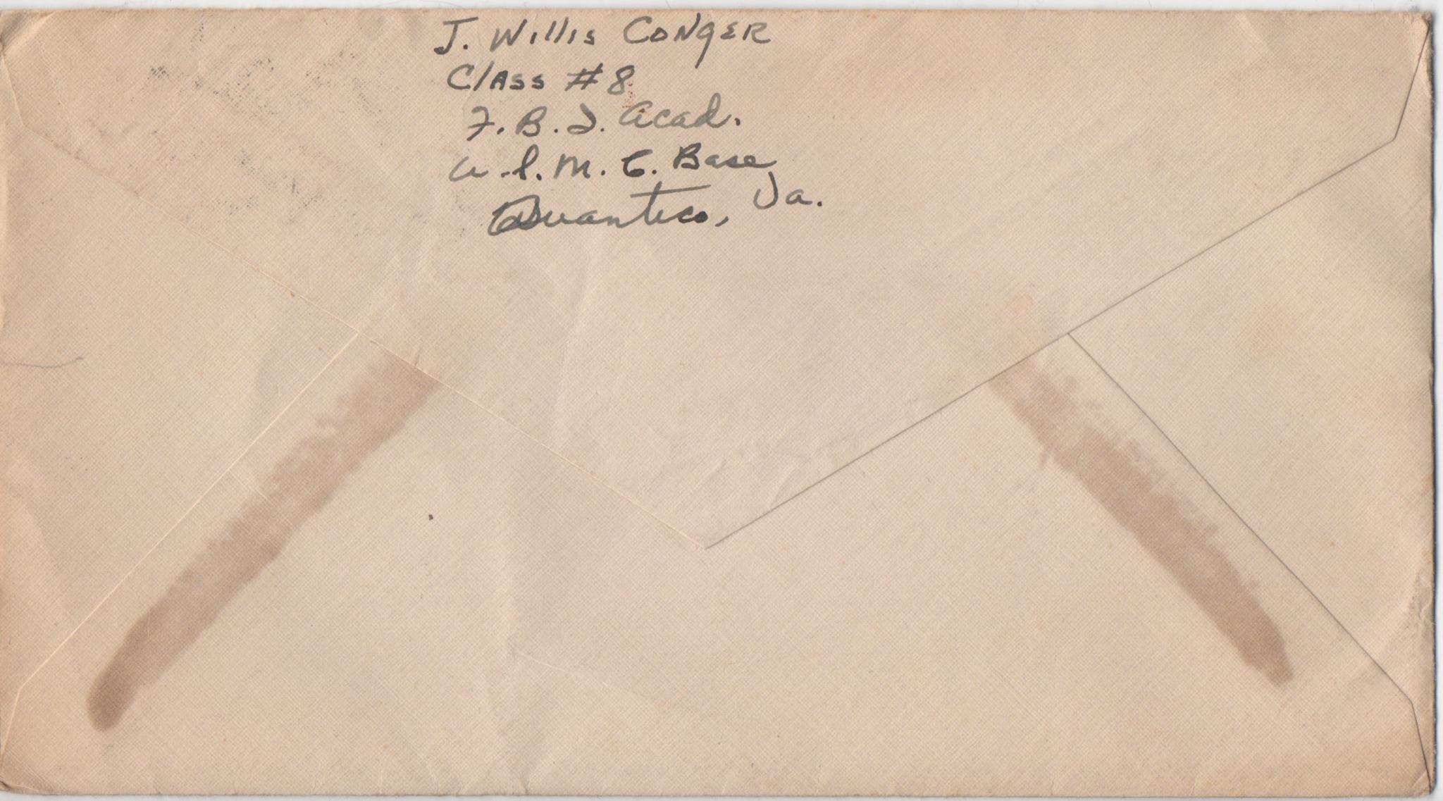 November 25, 1941: Back of envelope