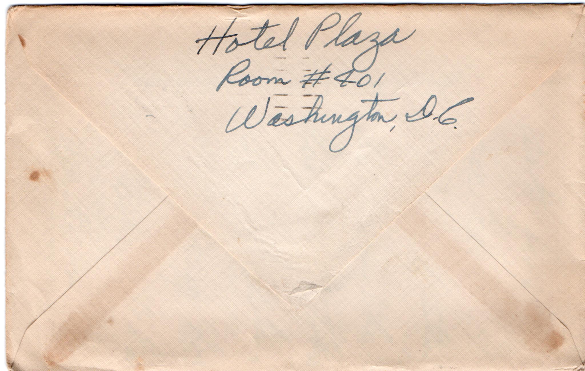 January 12, 1942: Back of envelope