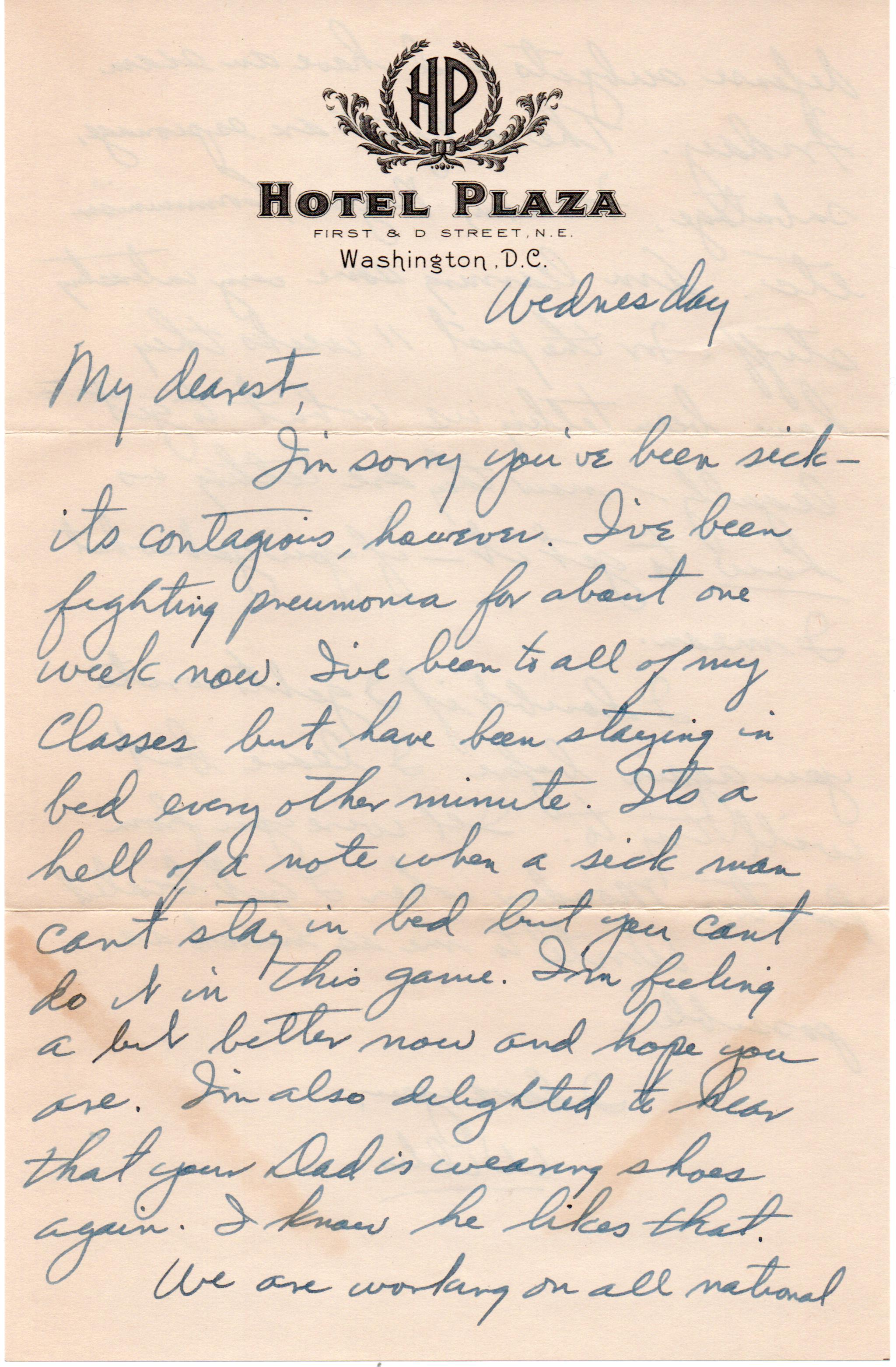 Letter dated January 29, 1942