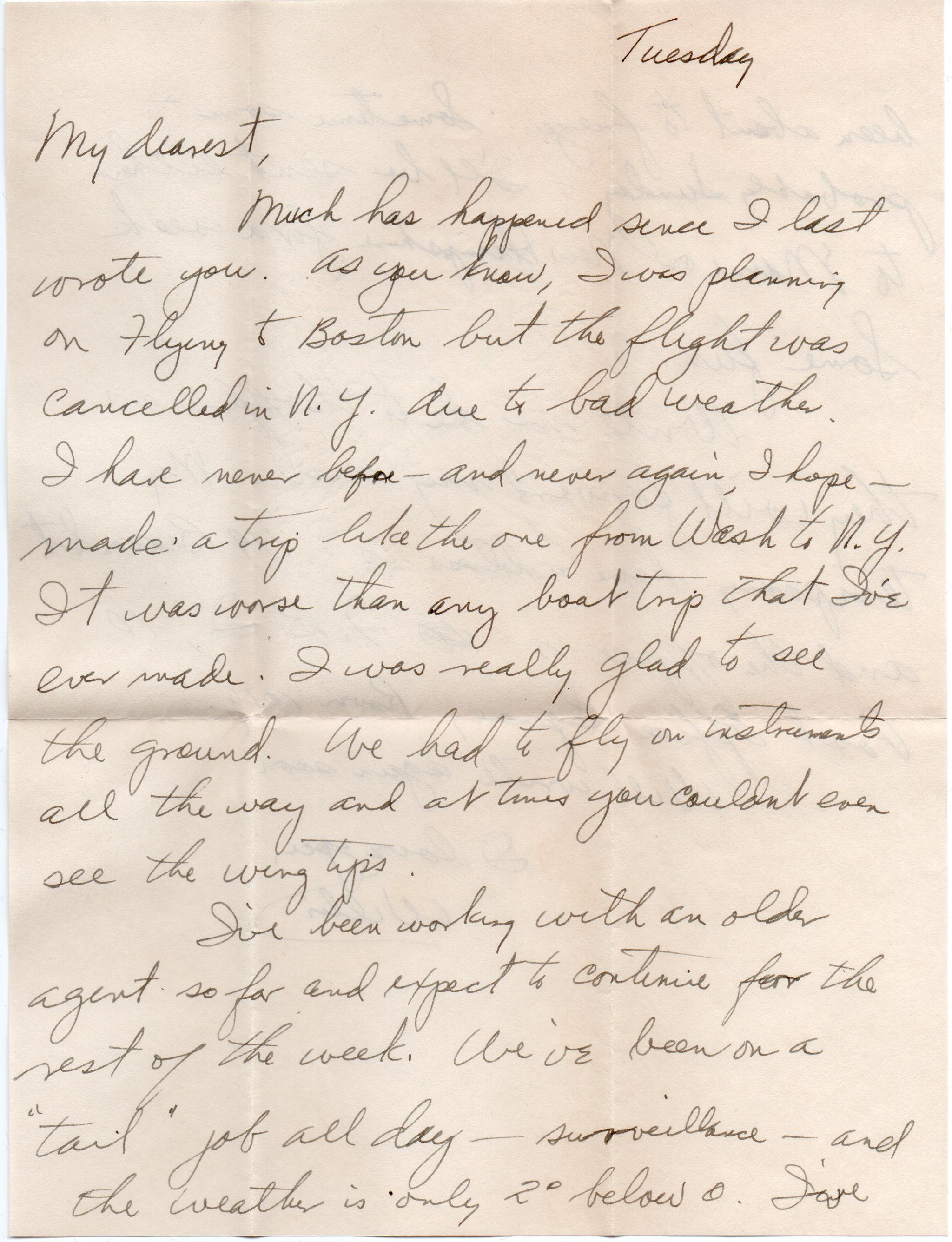 February 3, 1942: Front of letter