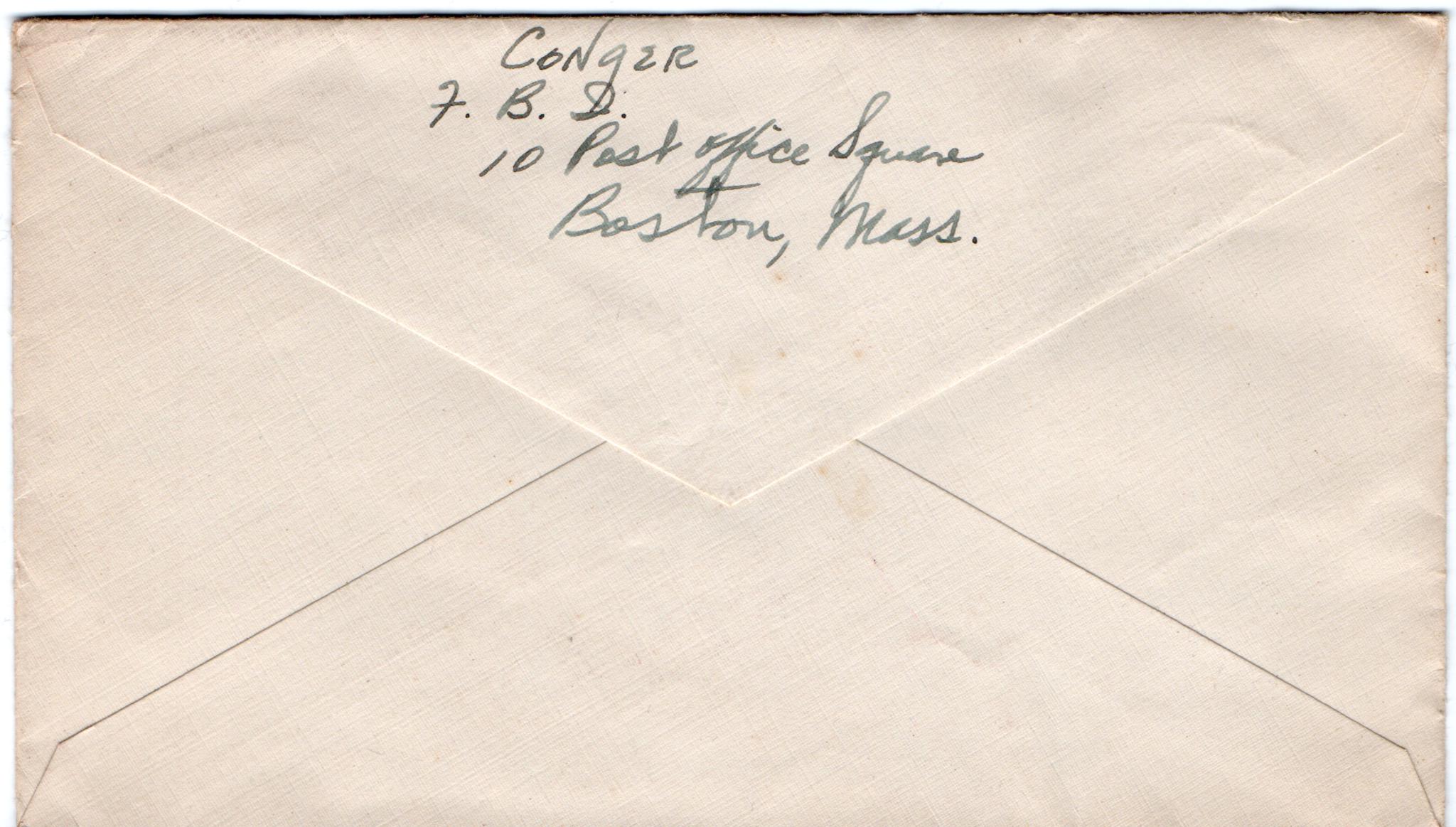 February 9, 1942: Back of envelope