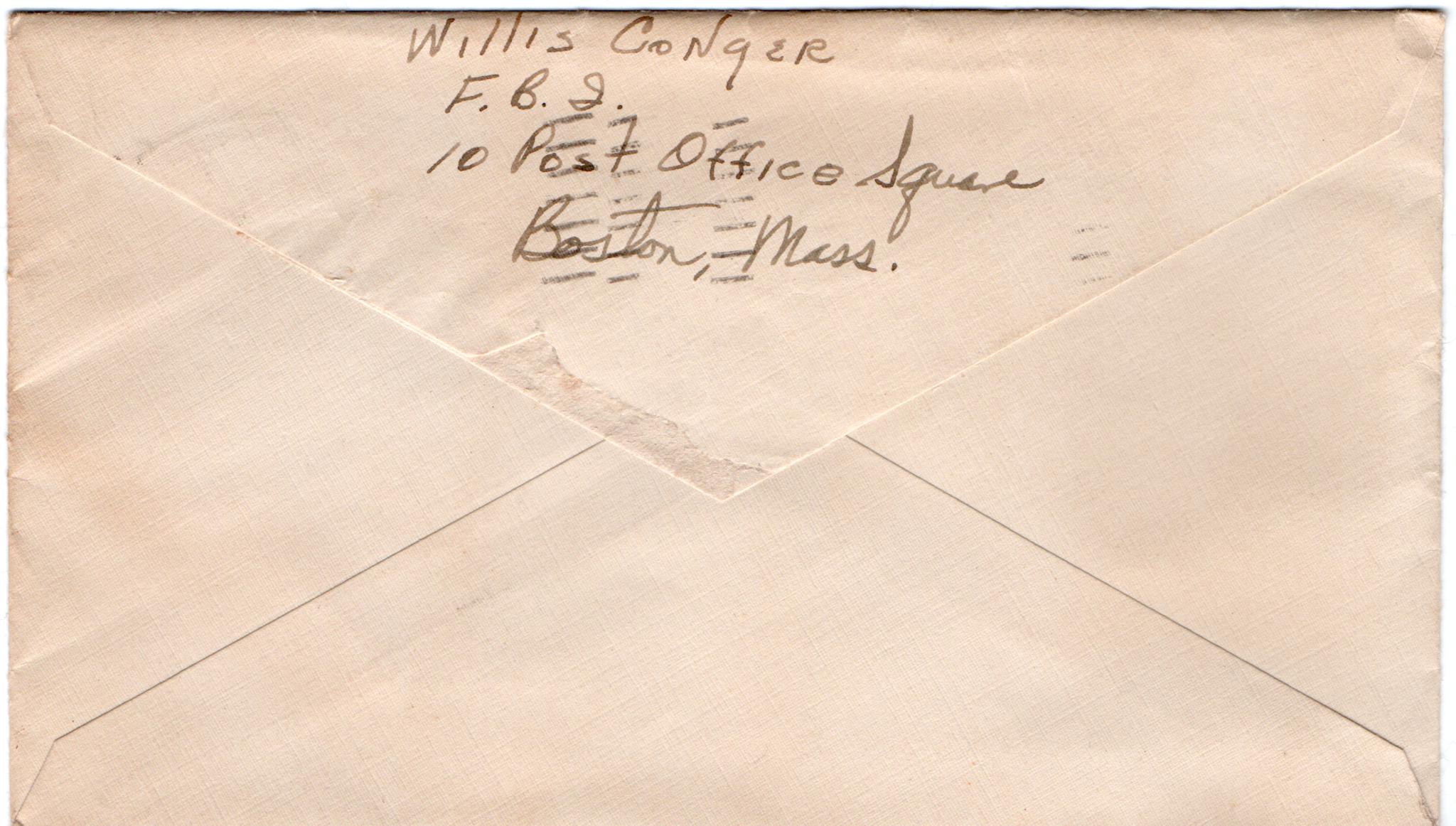 February 22, 1942: Back of envelope