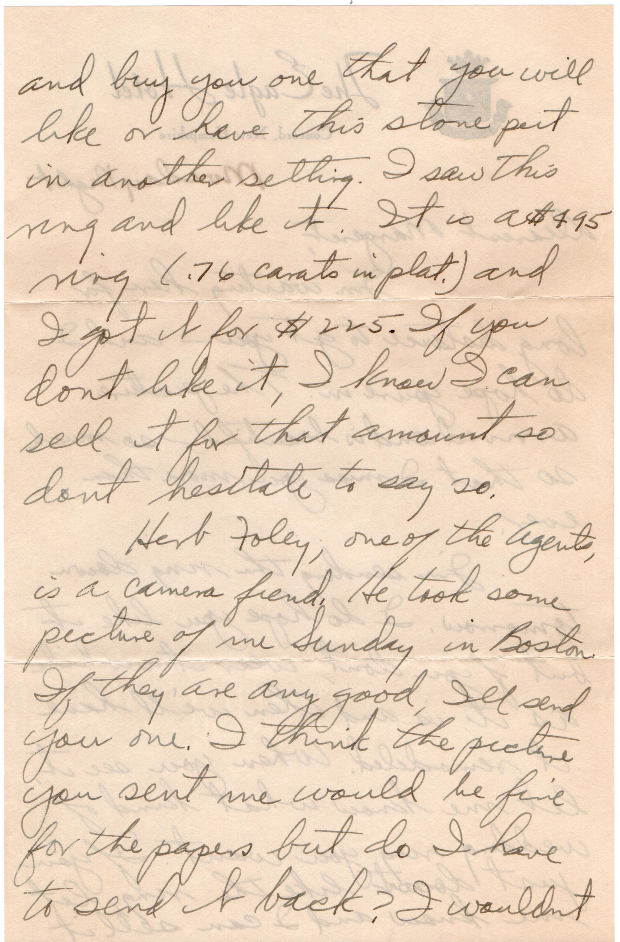 April 28, 1942: Back of page 1