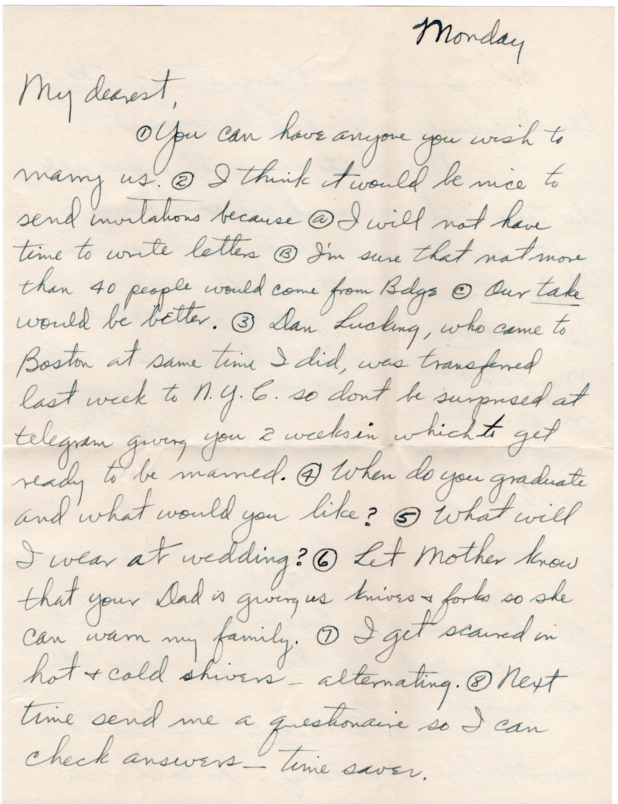 May 12, 1942: Front of letter