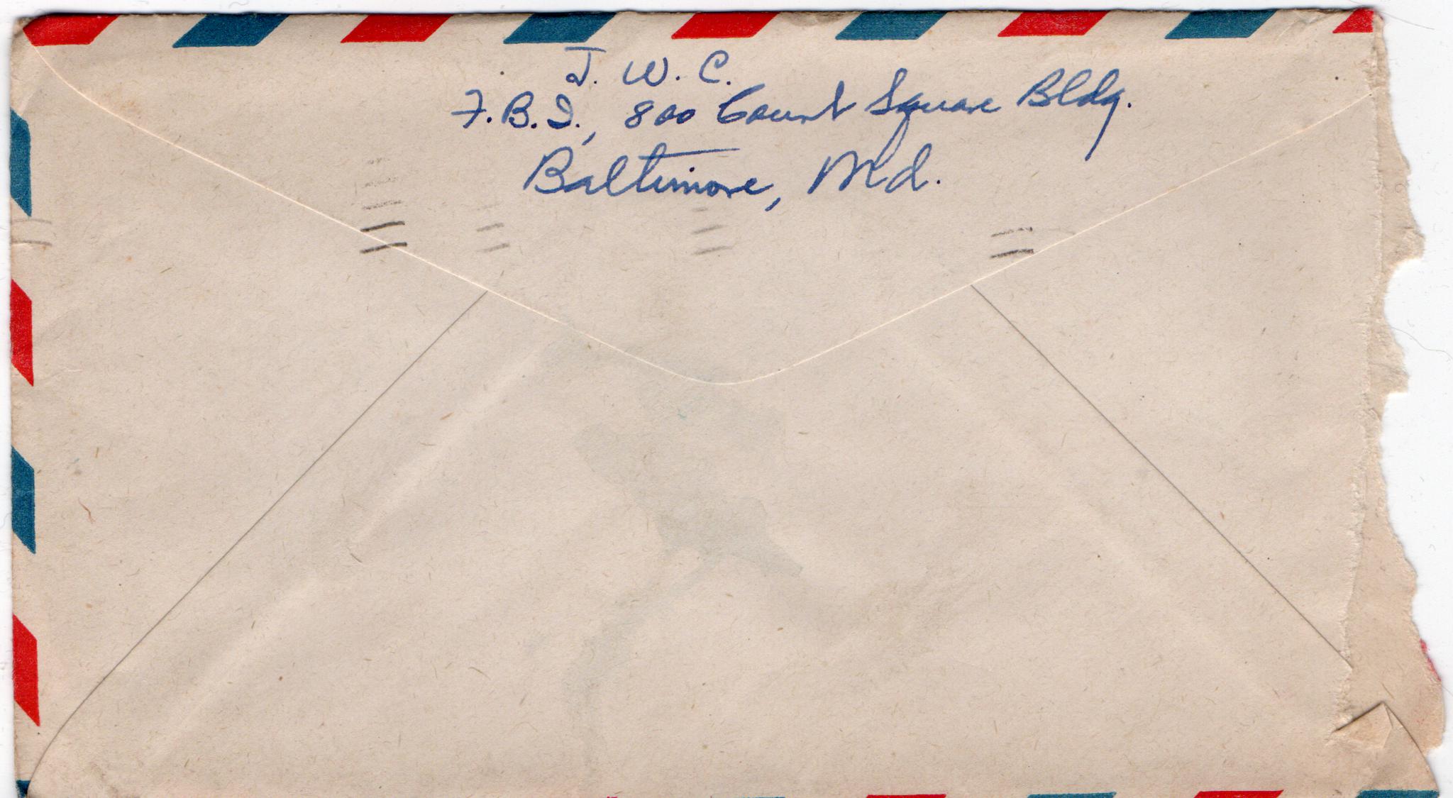 July 11, 1942: Back of envelope