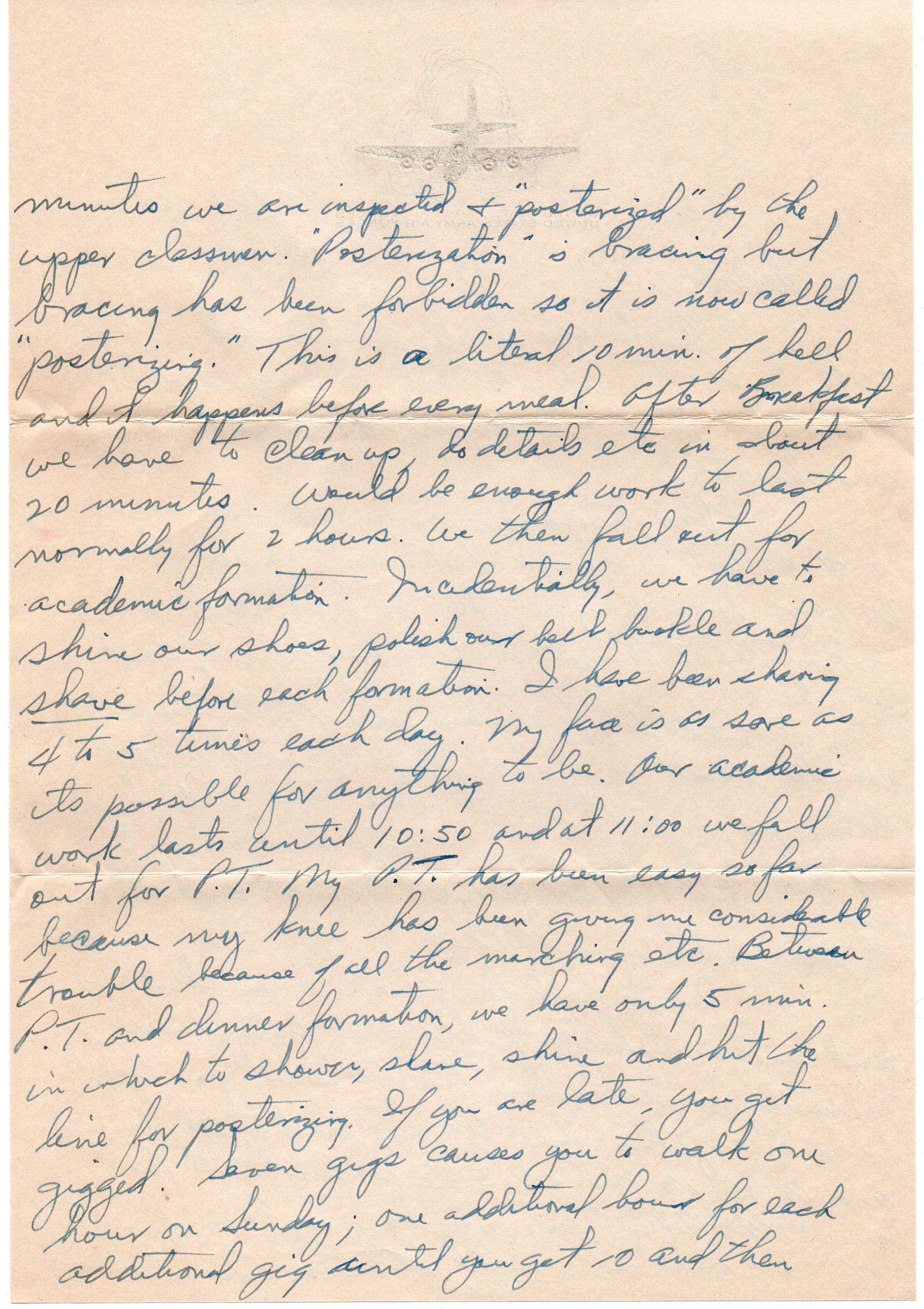 October 8, 1944: Back of page 1