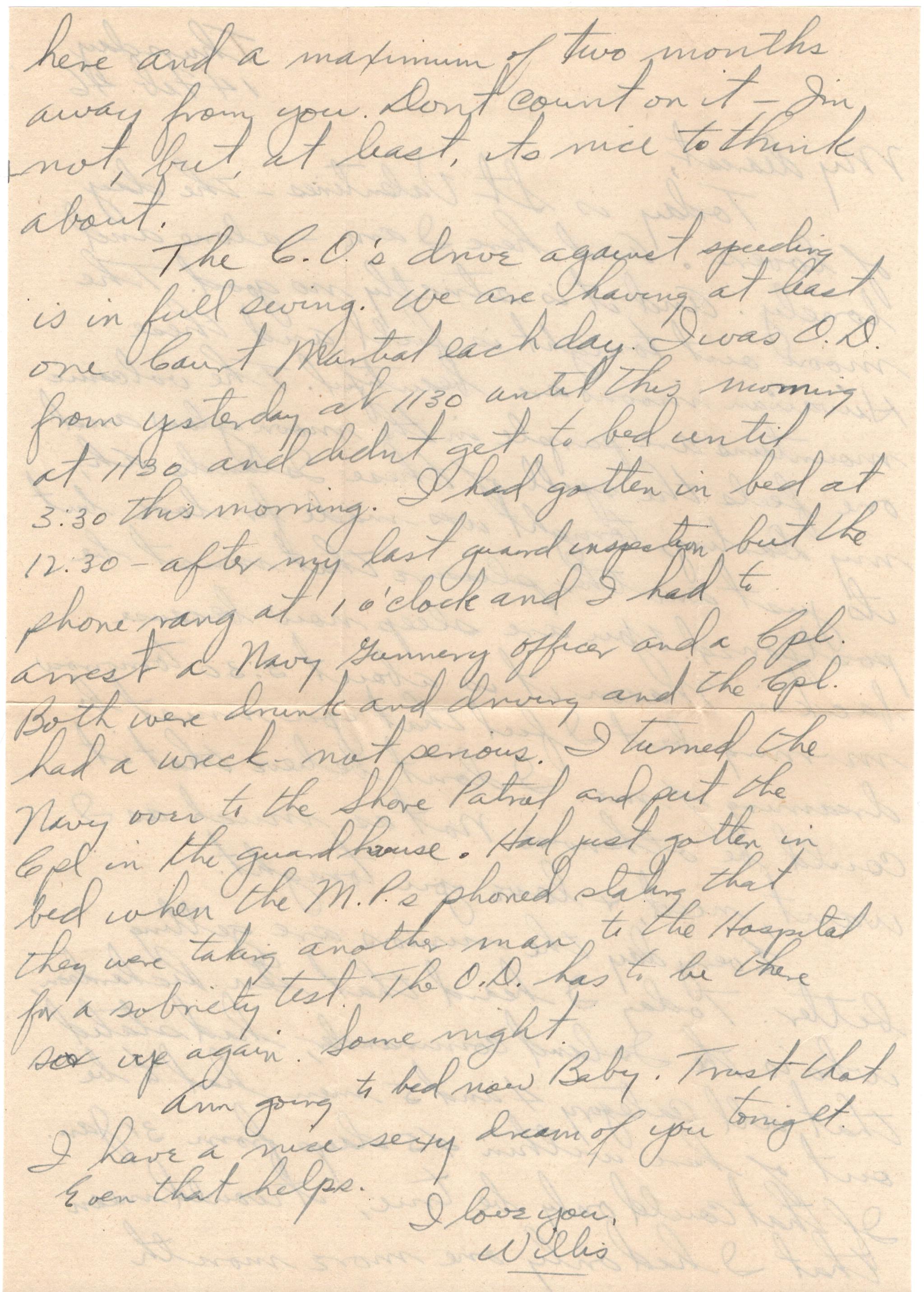 February 14, 1946: Back of letter