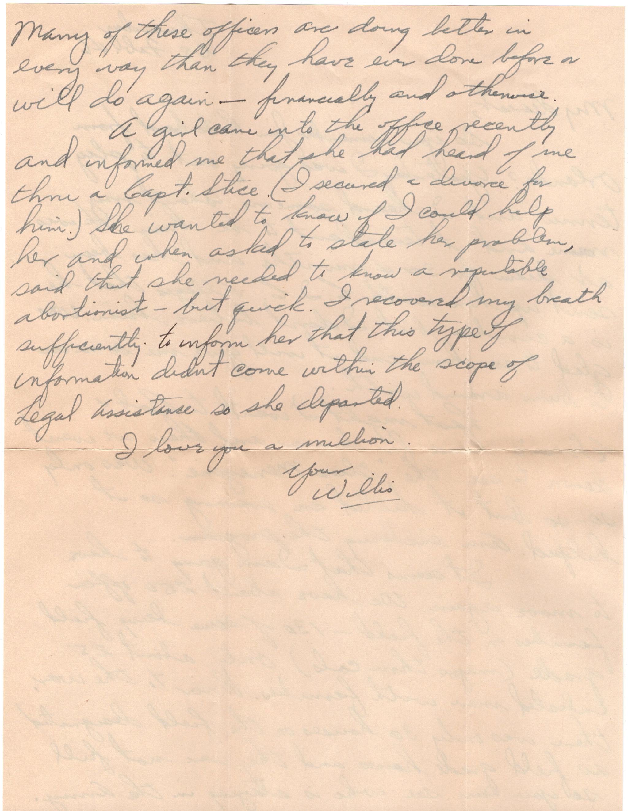 February 28, 1946: Back of letter