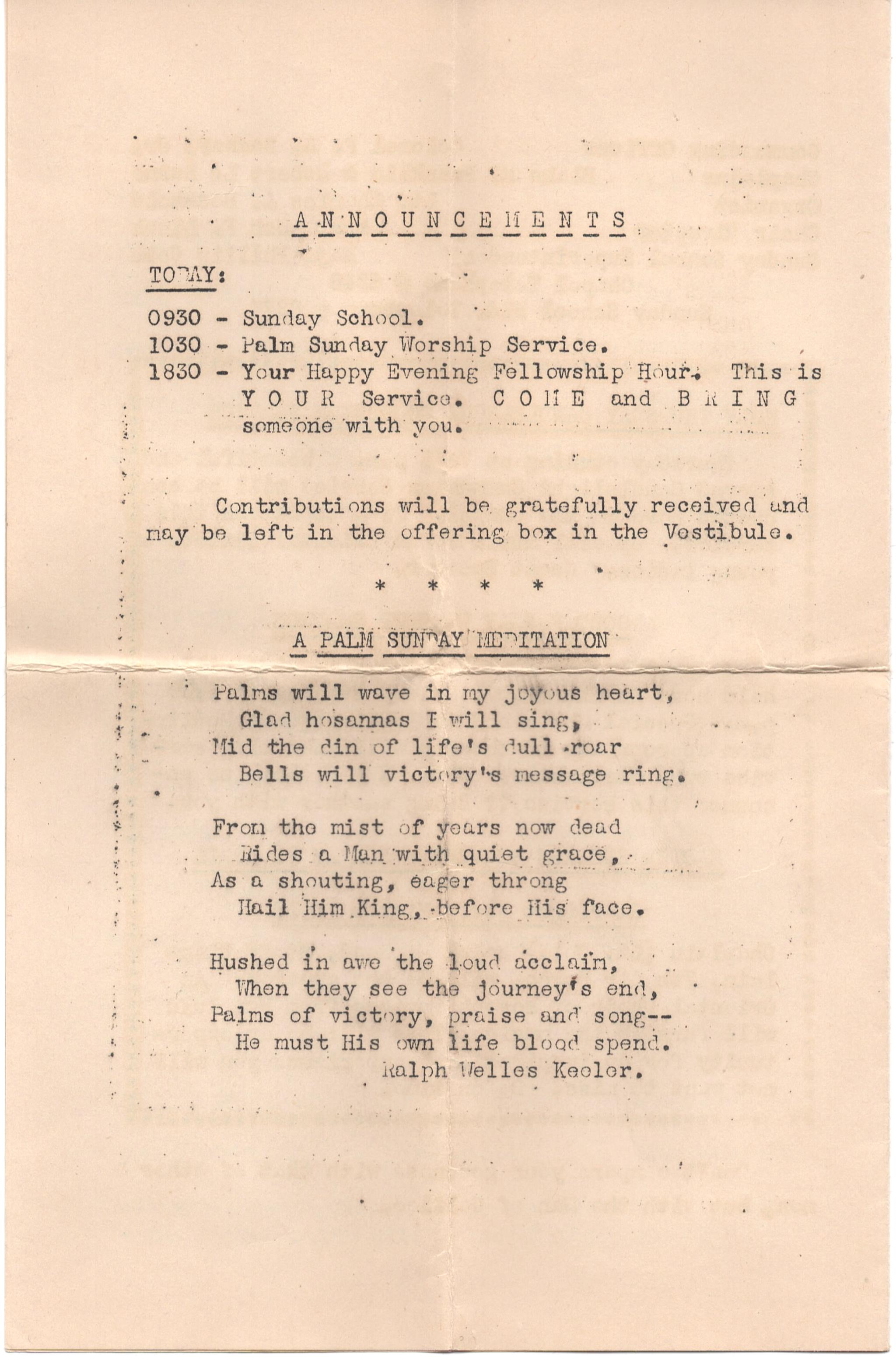 April 14, 1946: Back of page 4