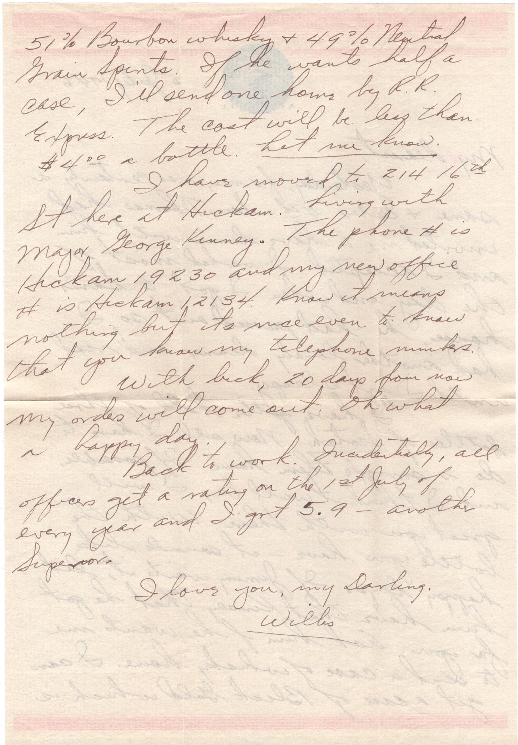 July 5, 1946: Back of letter