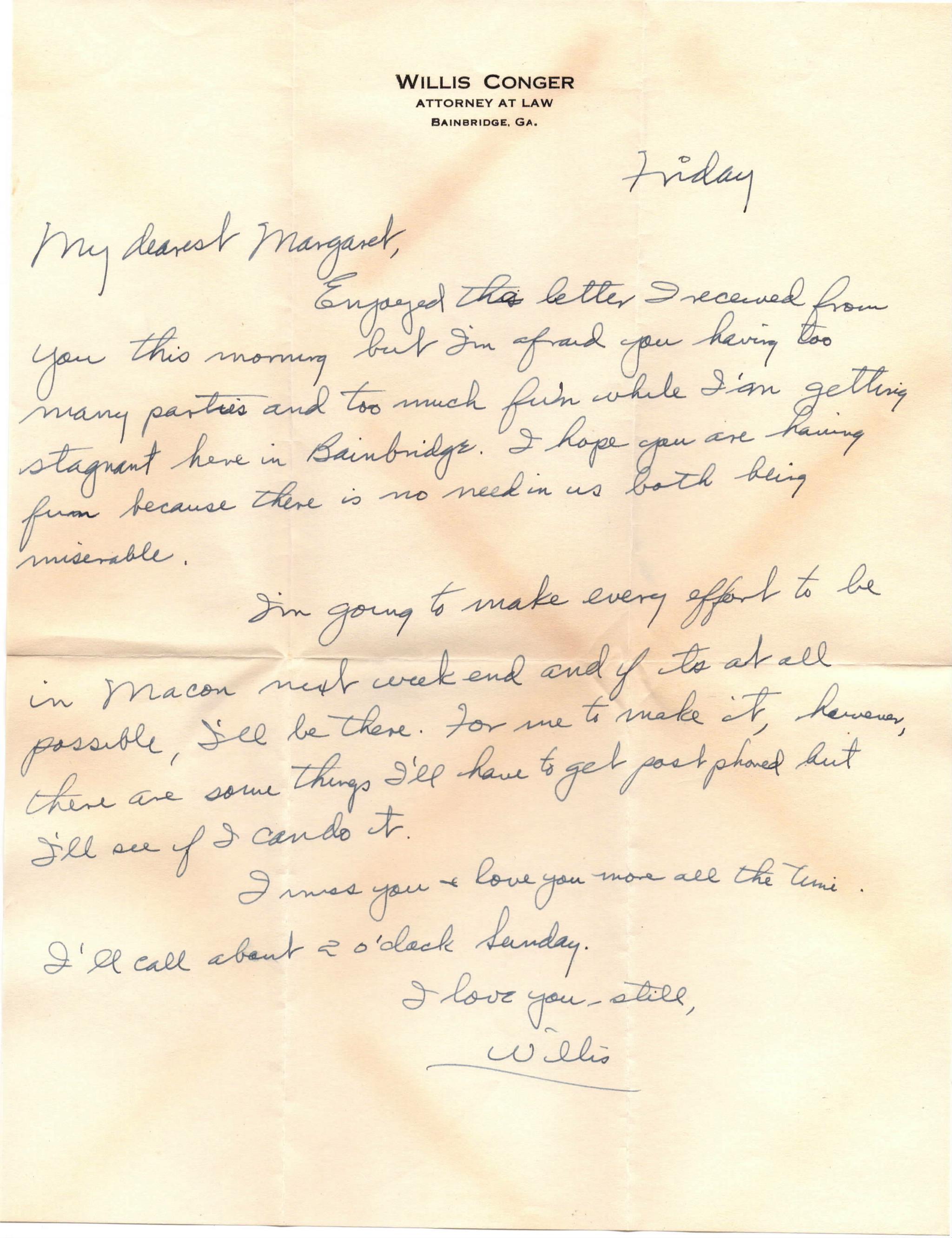 September 5, 2020: Front of letter