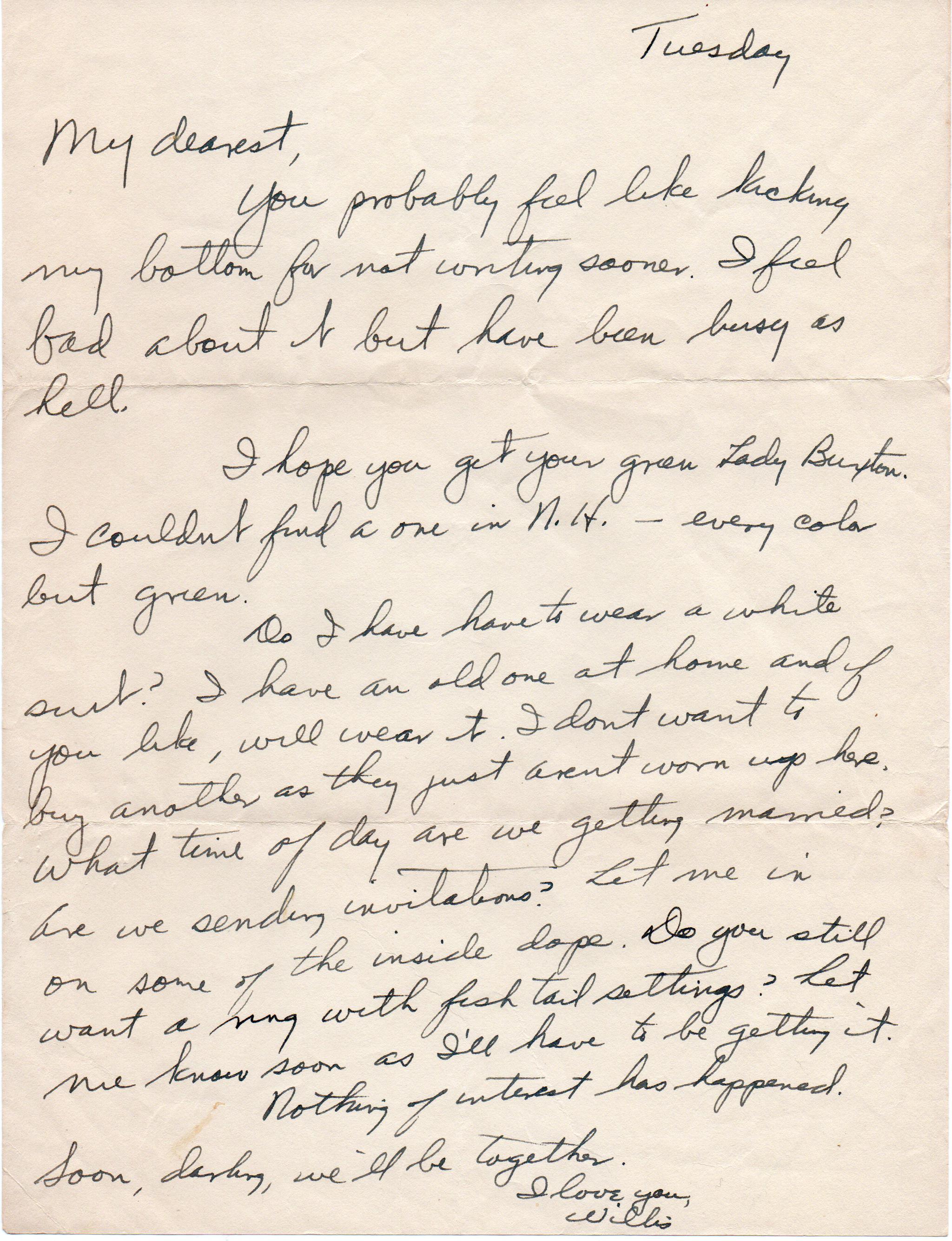 September 5, 2020: Front of letter